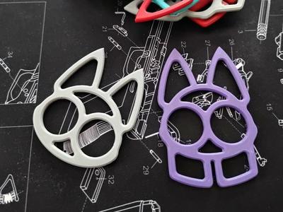 Self Defense Keychains - Fox & Bunny
