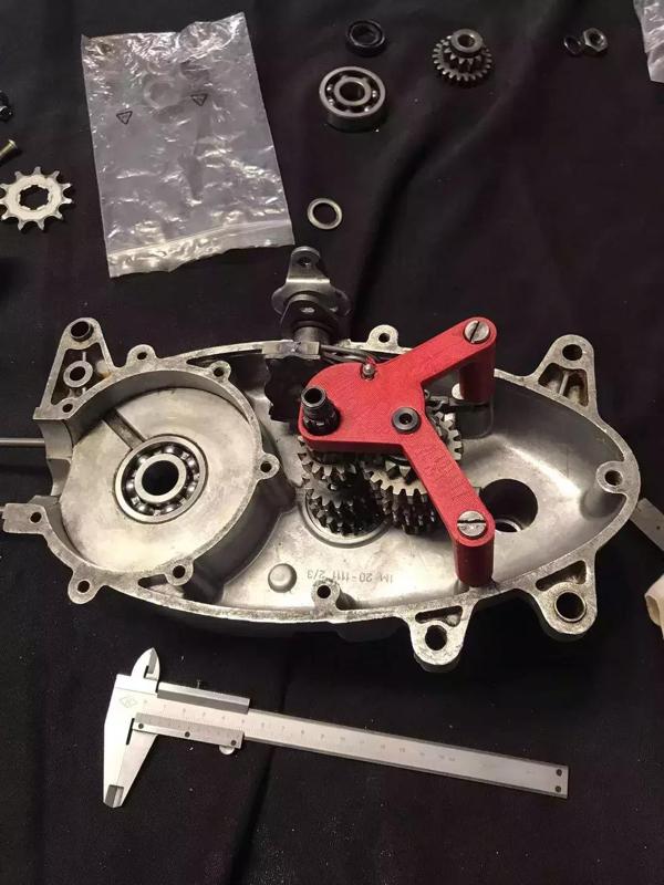 Transmission holder Jawa 50 pionýr