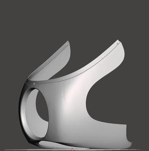Cafe Racer Front Half Fairing 168- W3-2025