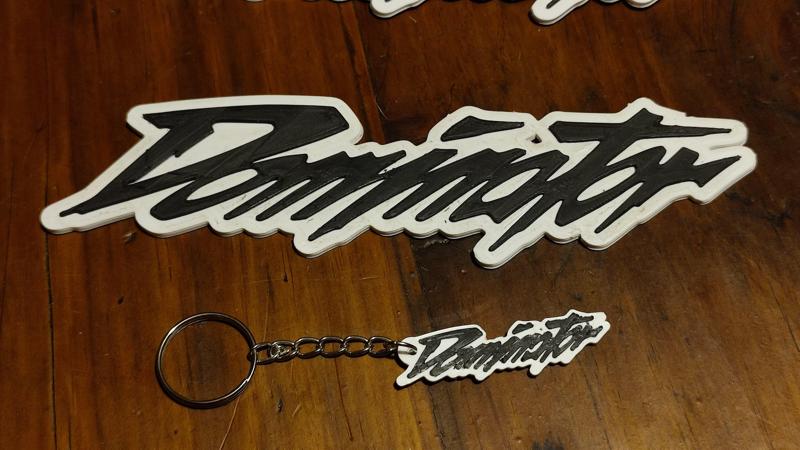 dominator motorcycle logo and key ring