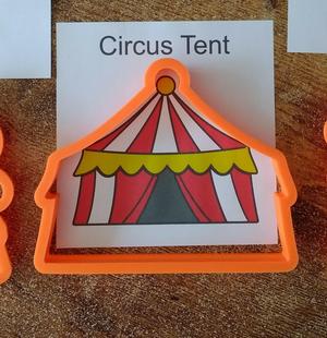 Circus Tent Cookie Cutter