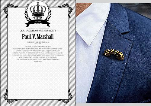 the Flower (necklace & boutonniere pin)