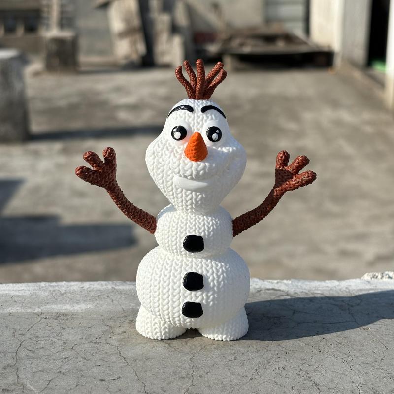 Knitted Olaf
