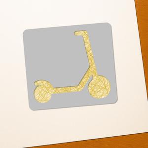 Scooter Drawing Stencils – 3D Printable Tools for Artists