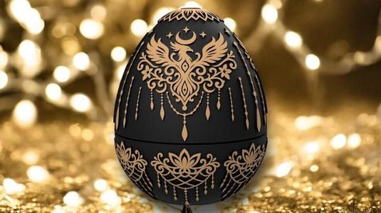 Egg of Eternal Ascent - Embossed & Debossed