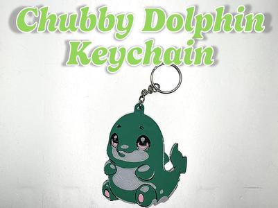 Chubby Dolphin Keychain