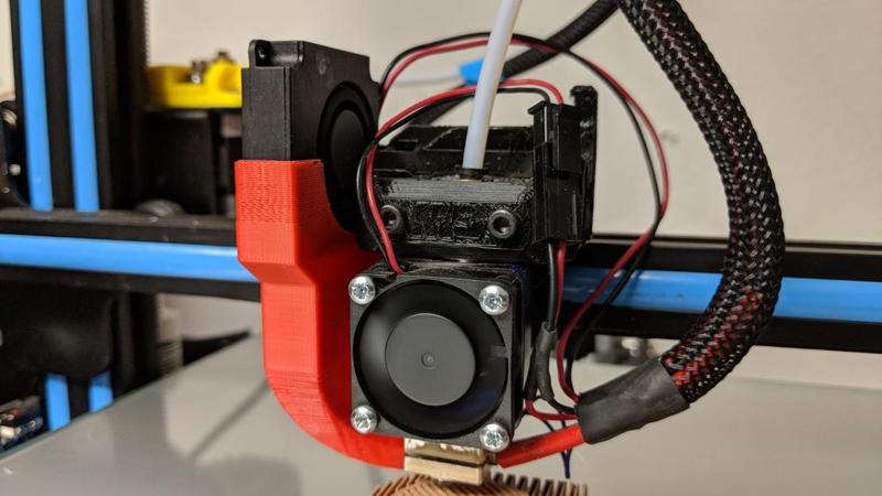 CR-10S/E3D-V6 Parts cooling fan using stock OEM fan