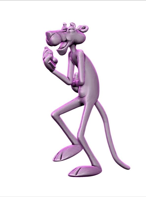 The Pink Panther Sculpture Collectible Pop Art
