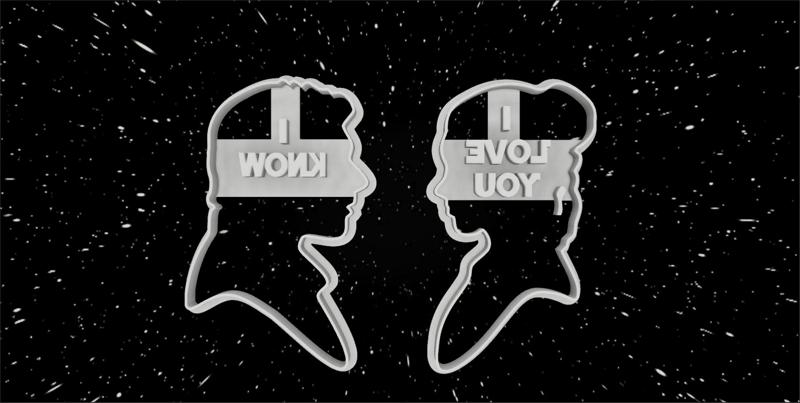 COOKIE CUTTER HAN SOLO - LEIA