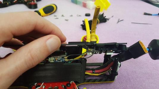 Martian II vtx EWRF mount for frame with MatekSys H-LED