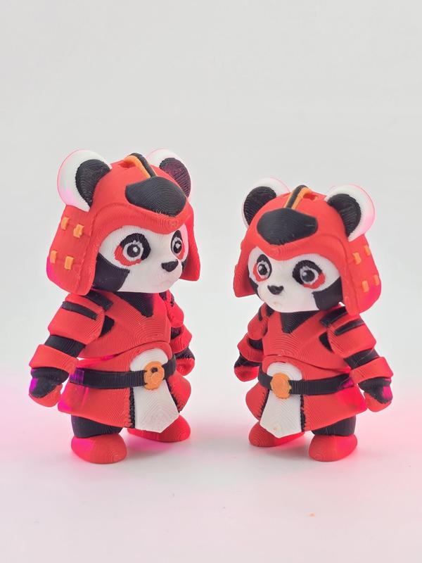 🎴 Samurai Panda – 3D Printable Figure 🐼⚔️