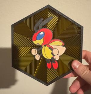 #166 Hex Wall Art
