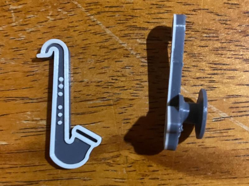 Bass Clarinet Croc Jibbitz