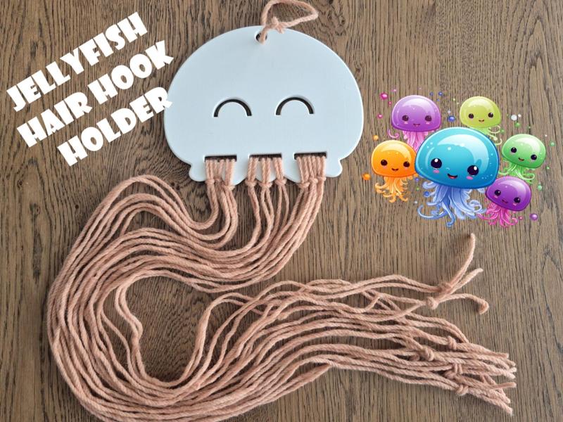 Jellyfish hair hook holder
