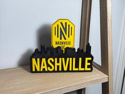 Nashville SC soccer club skyline