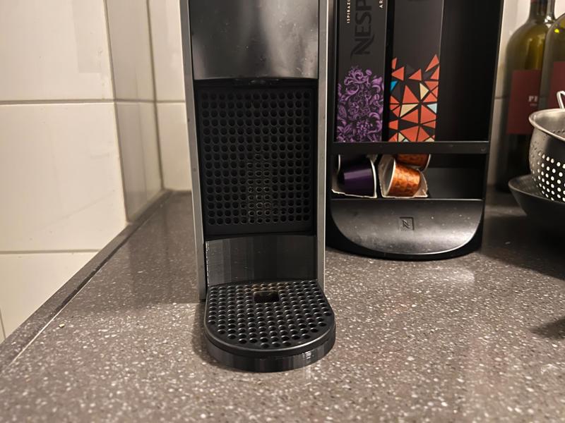 Nespresso Essenza Mini low-profile drip tray