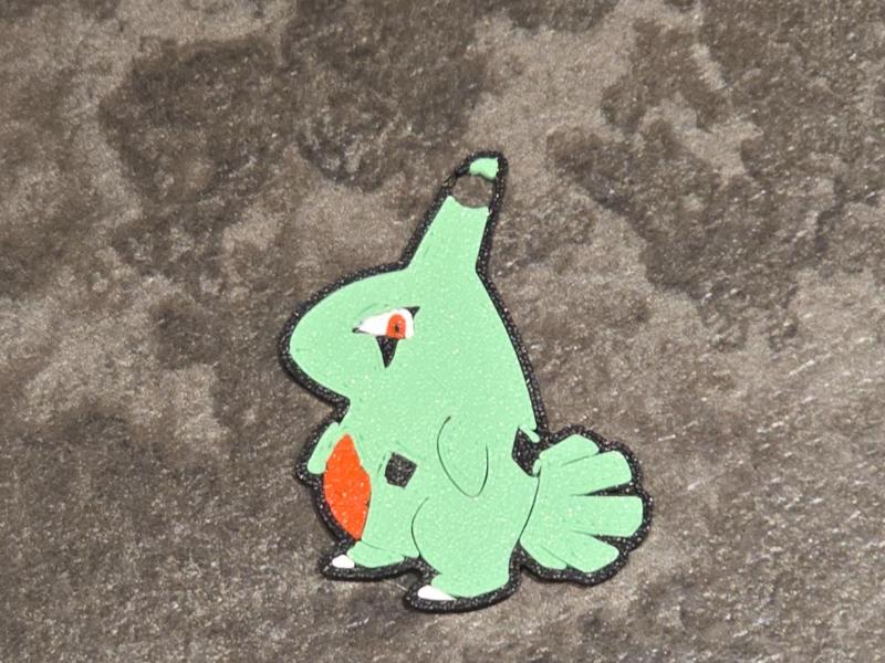 Pokemon Larvitar Baby Keychain