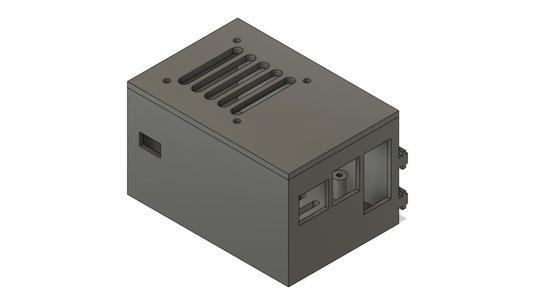 Ender 3 case for Raspberry Pi + X850 V3 mSATA SSD Shield