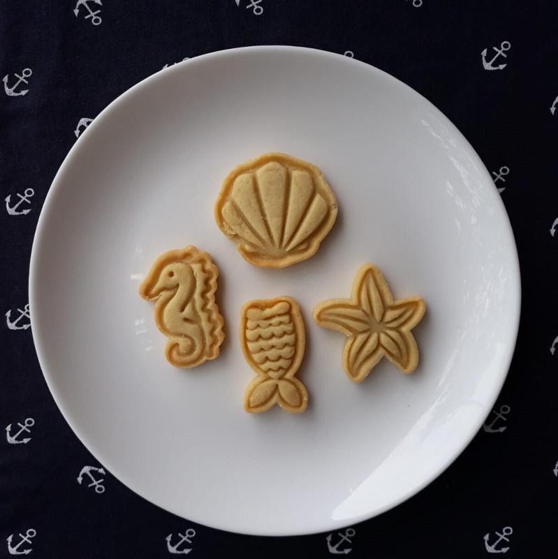 Sea Cookie Cutter and Stamp