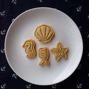 Sea Cookie Cutter and Stamp