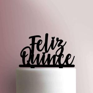 HAPPY FIFTEENTH XV 15 TOPPER