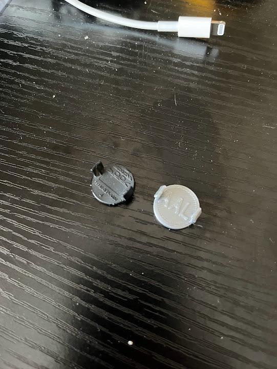 3rd gen Acura TL license plate caps