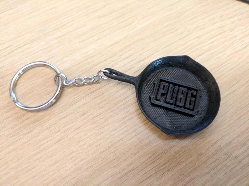 PlayerUnknowns: BATTLEGROUNDS Frying Pan Skillet Keychain 