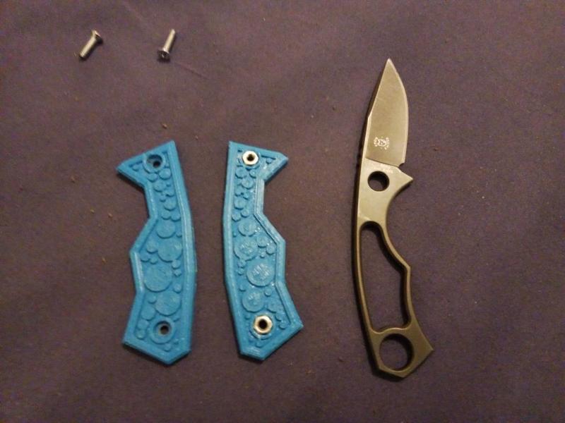Knife scales for Boker 02 BO 265 Grashopper