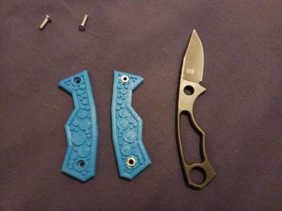 Knife scales for Boker 02 BO 265 Grashopper