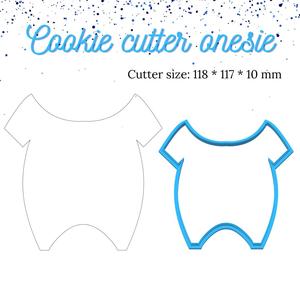 Cookie cutter baby onesie | Baby shower cookie cutters | Baby shower | It's a boy | Baby onesie | Cookie cutter | Cookie cutters