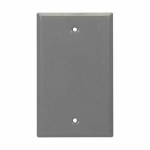 Blank cover for outlet - Cord cover raceway cut