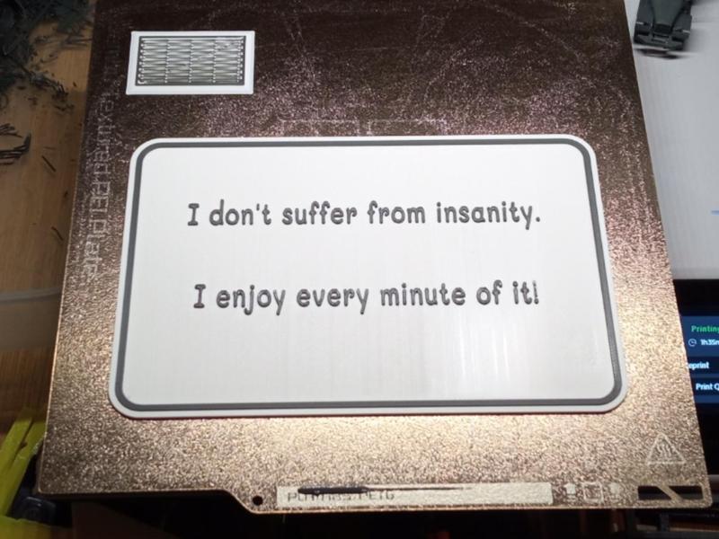 A Proverb - Insanity