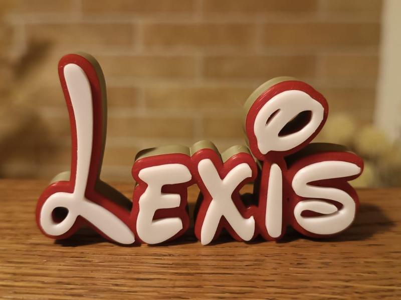 Lexis Disney Name Sign Decorate Room child Birth