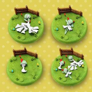 Gardevoir, Kirlia & Ralts - Sleeping Pose