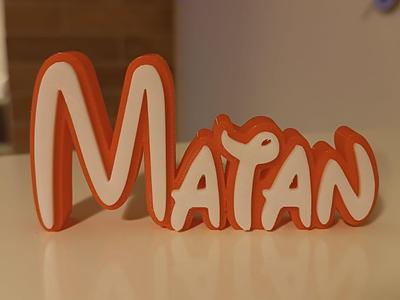 Matan Disney Name Sign Decorate Room child Birth