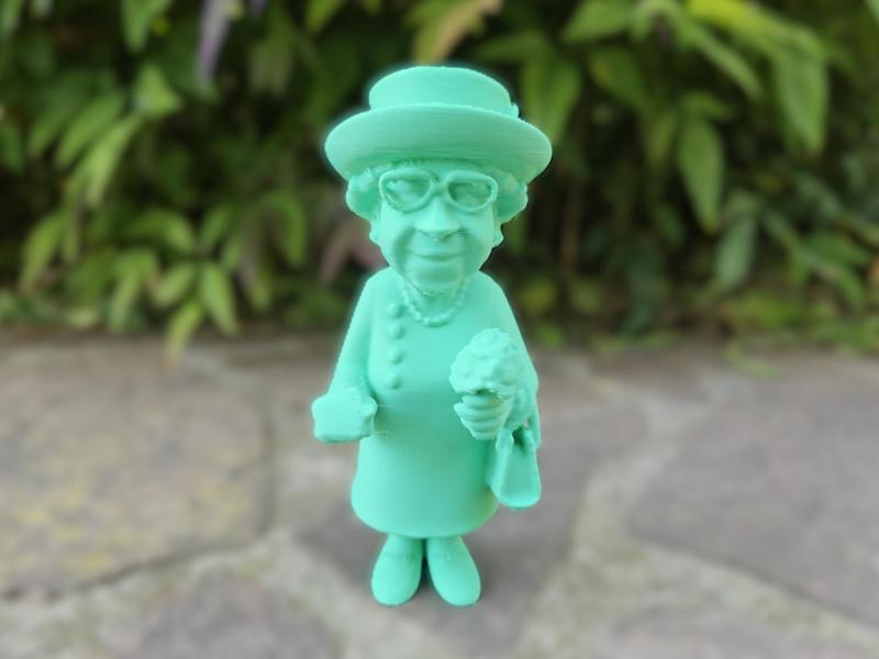 Queen Elizabeth figure