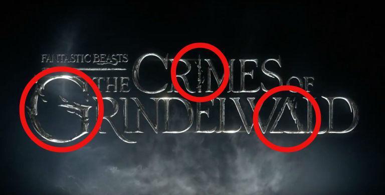 Deathly Hallows symbol  from Fantastic Beast 2 poster