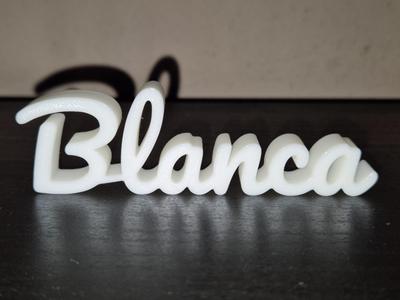 Blanca Name Sign Display Decor