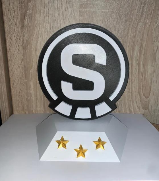 3D logo of team Sparta Praha
