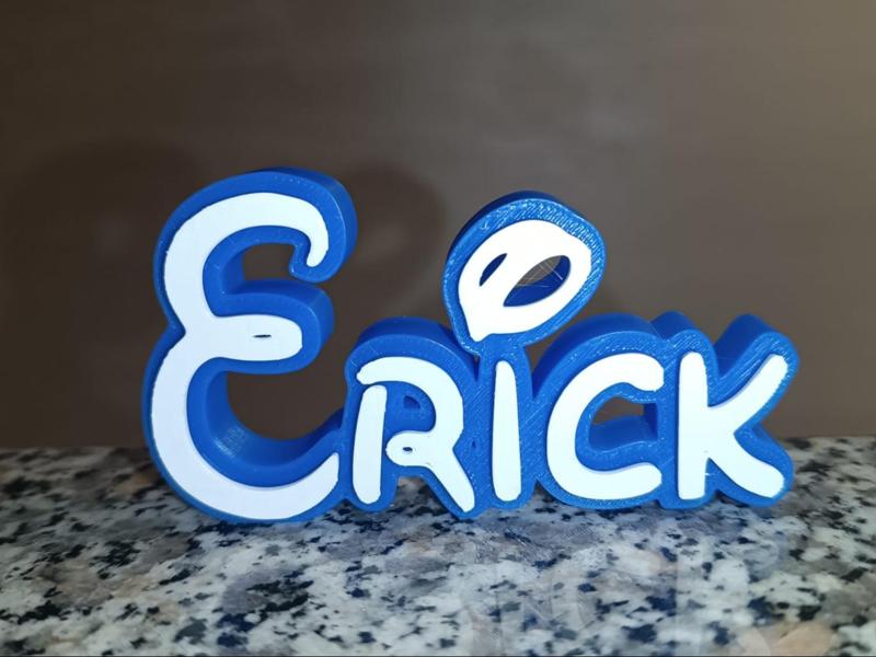Disney Name Sign Erick Kid Room Wall Decor 3DART