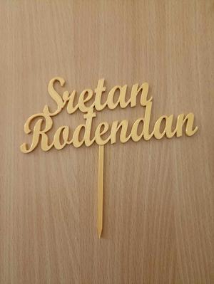 Sretan rođendan topper