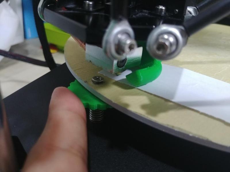 Anet A4 Hot Bed Leveling knob