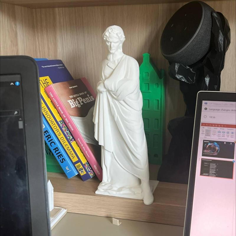 Dante Alighieri Statue Sculpture – Piazza Santa Croce, Florence