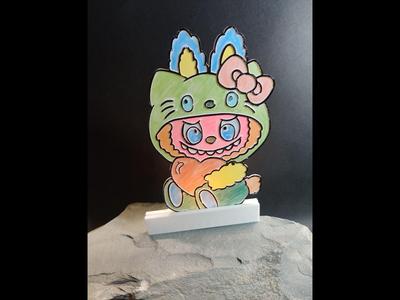 Labubuu × Hello Kitty Tealight Pal