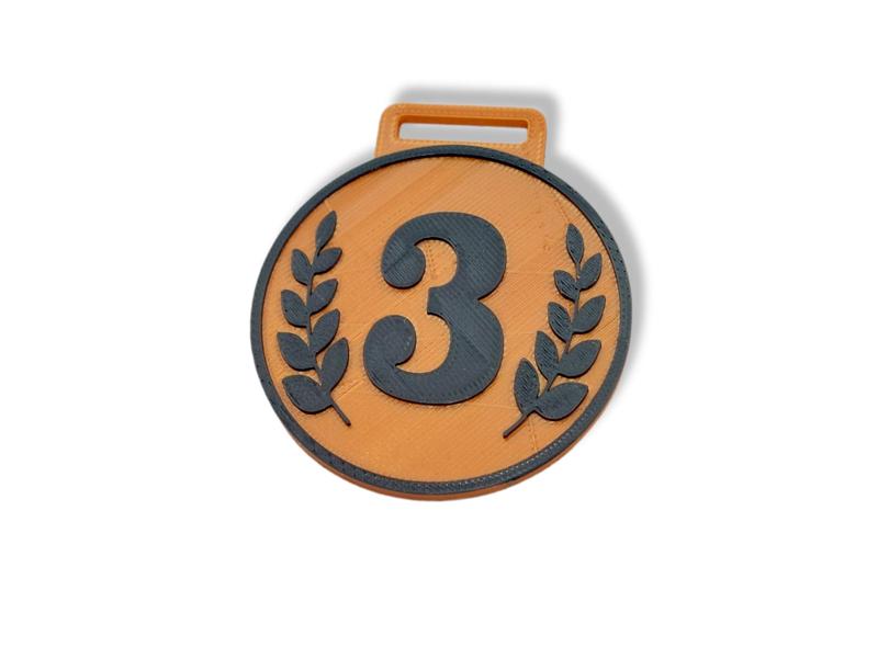 MEDAL THIRD PLACE 3 THREE - MEDAL 3ER PLACE