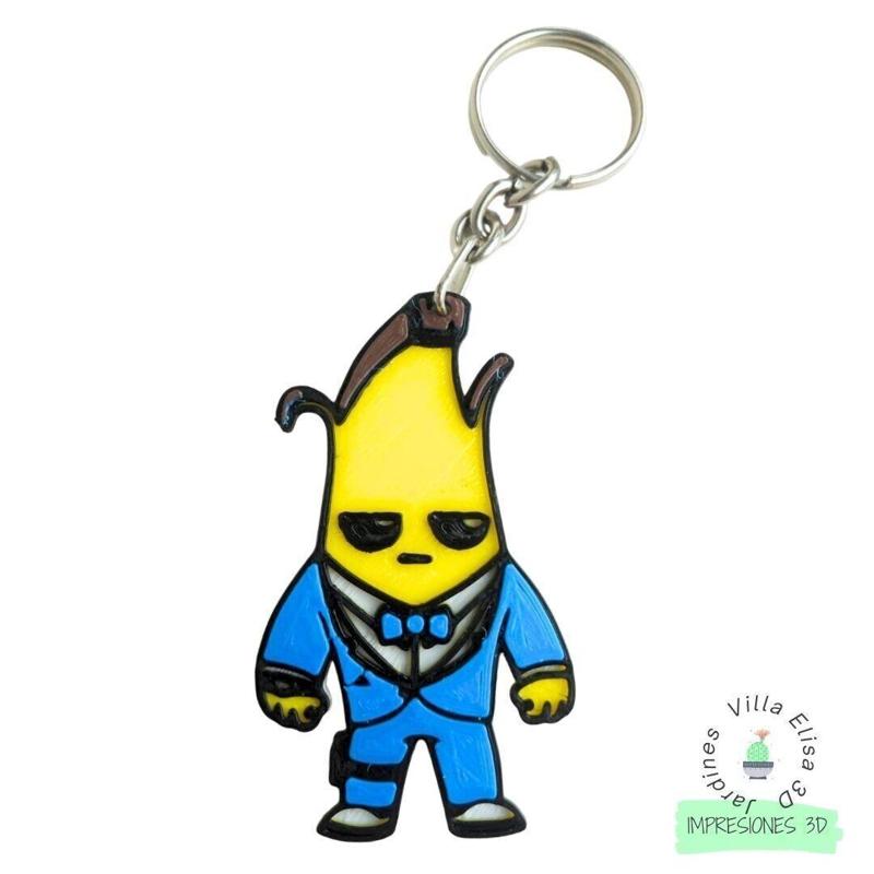 Agent Bananin Fortnite key chain