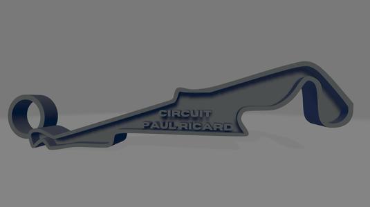 Circuit Paul Ricard keychain