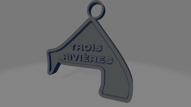 Circuit Trois-Rivières Keychain