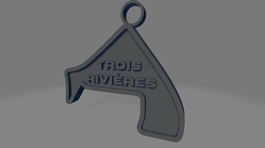 Circuit Trois-Rivières Keychain
