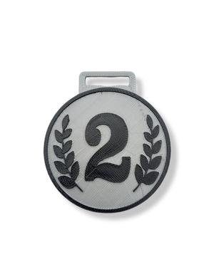 MEDAL SECOND PLACE 2 DOS - MEDAL 2ND PLACE